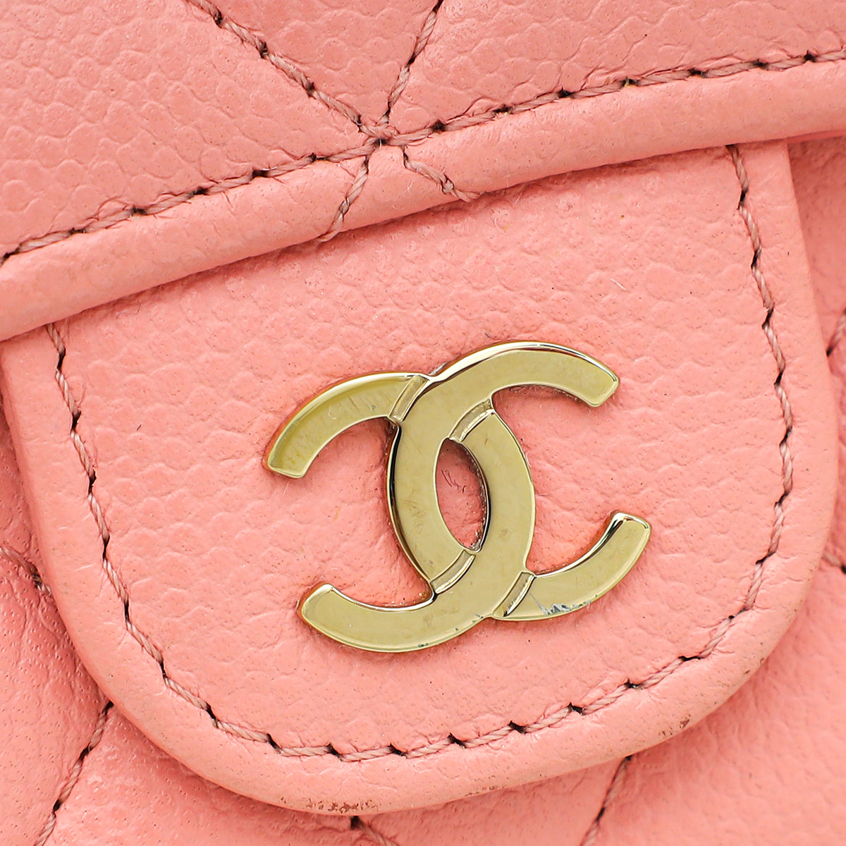 Chanel Light Pink CC Classic Small Flap Wallet