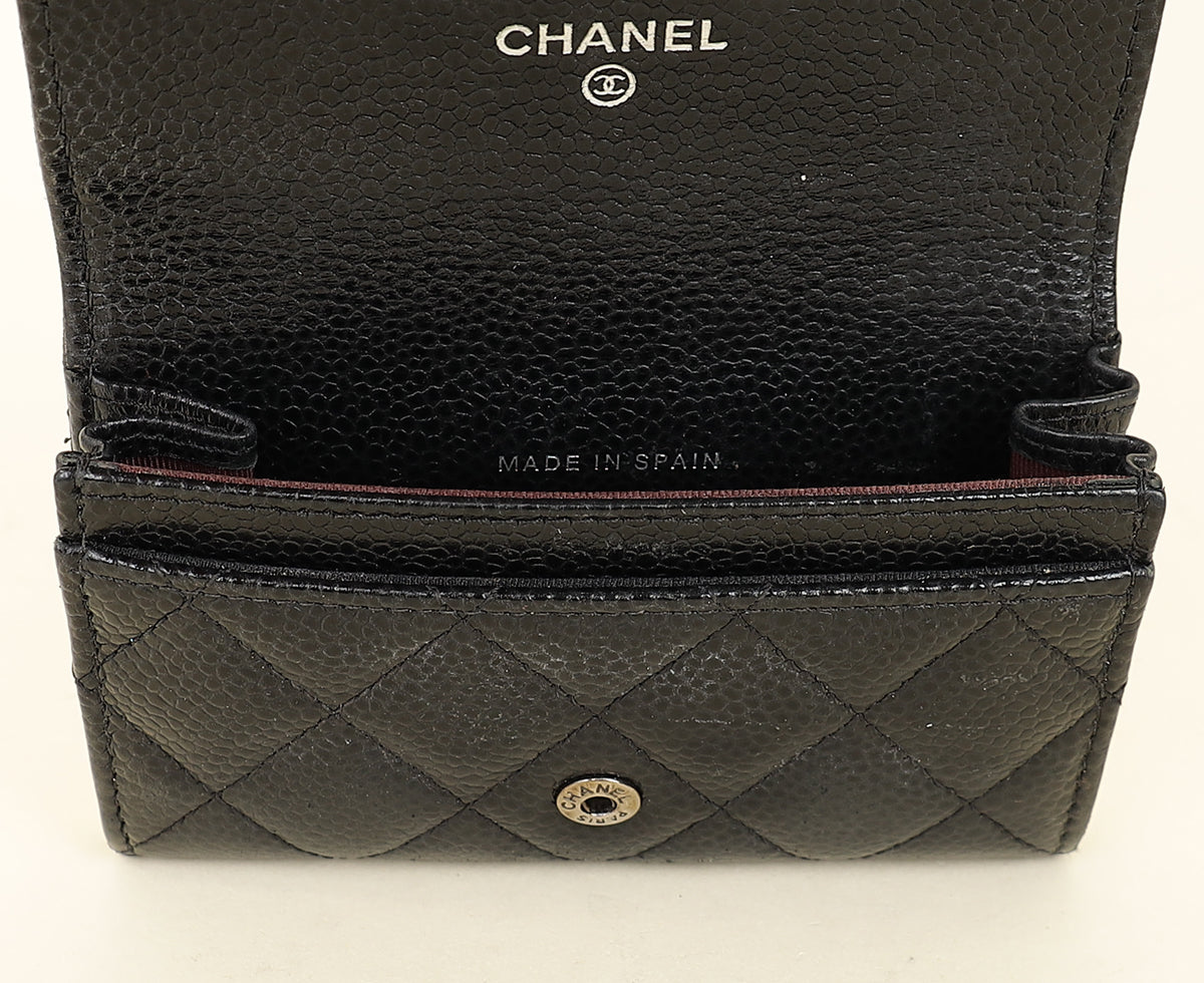 Chanel Black CC Classic Flap Card Holder-Chanel-THE CLOSET