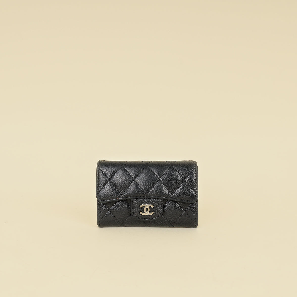 Chanel Black CC Classic Flap Card Holder-Chanel-THE CLOSET