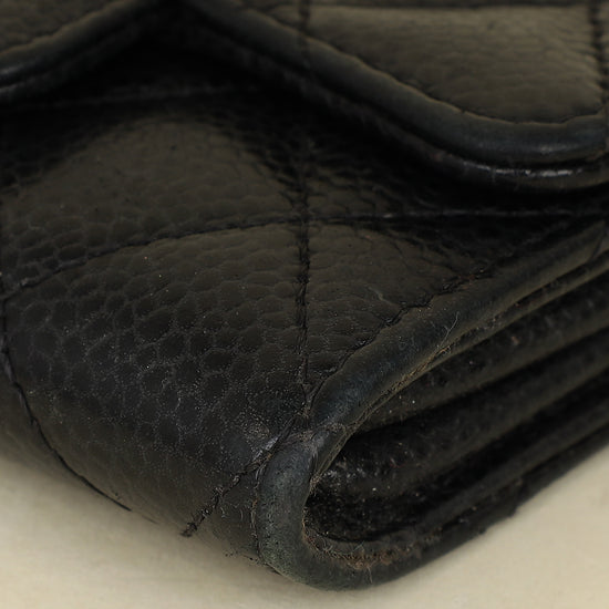 Chanel Black CC Classic Flap Card Holder-Chanel-THE CLOSET