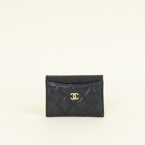 Chanel Black CC Classic Card Holder