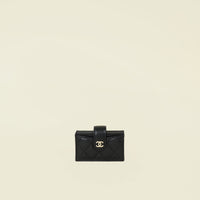 Chanel Black 5 Gusset Card Holder