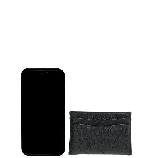 Chanel Black CC Classic Card Holder
