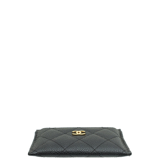 Load image into Gallery viewer, Chanel Black CC Classic Card Holder
