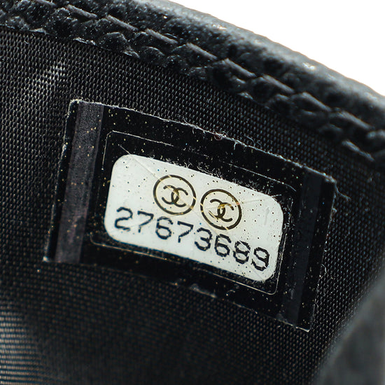 Load image into Gallery viewer, Chanel Black CC Classic Card Holder
