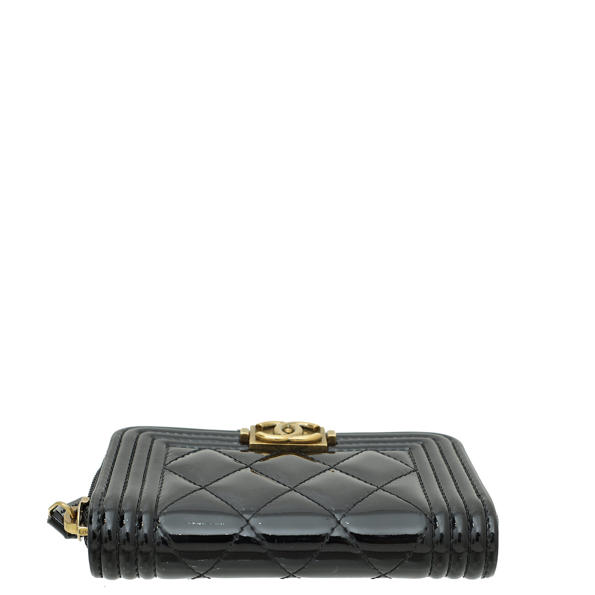 Chanel Black Boy Zipped Coin Purse