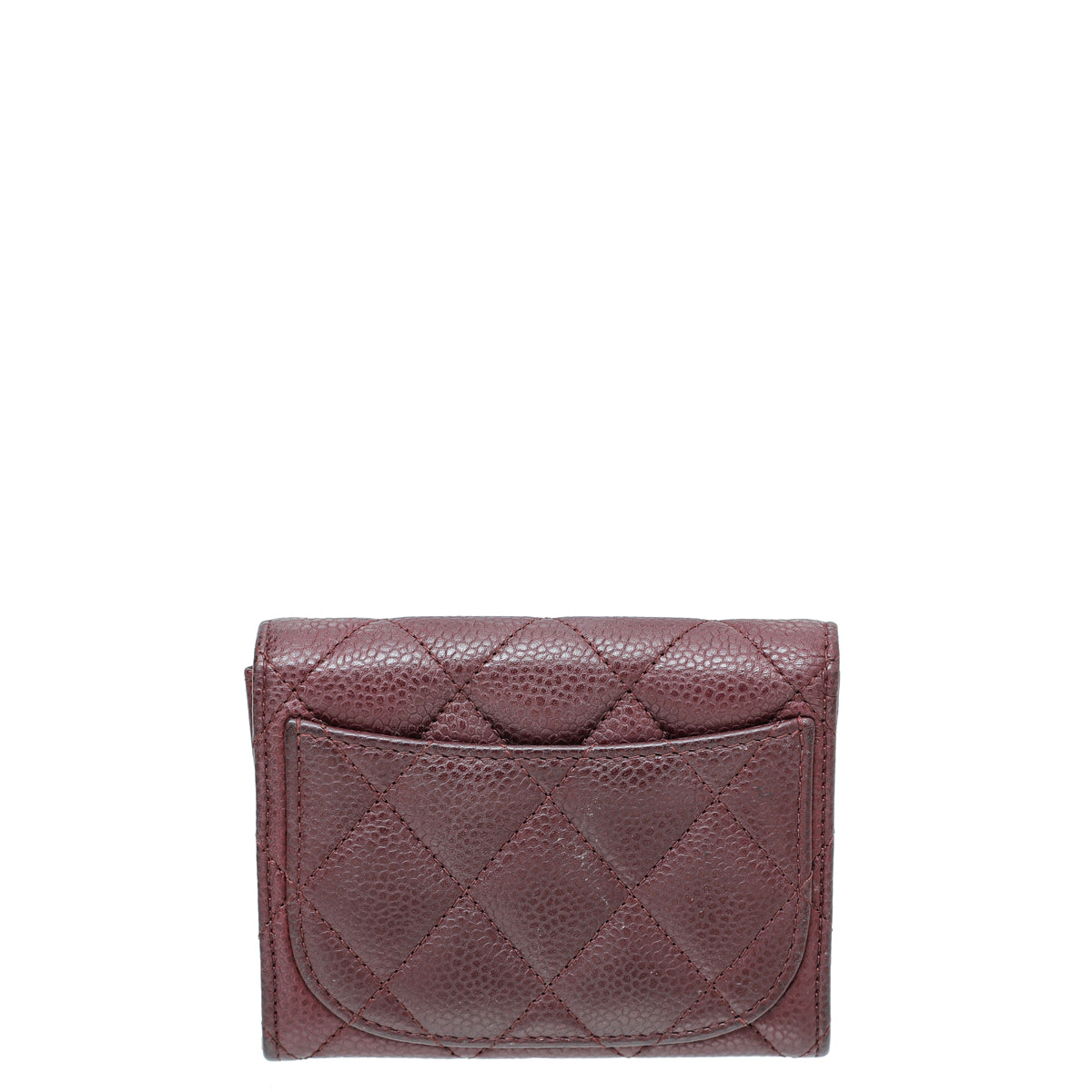 Chanel Burgundy Classic Small Wallet-Chanel-THE CLOSET