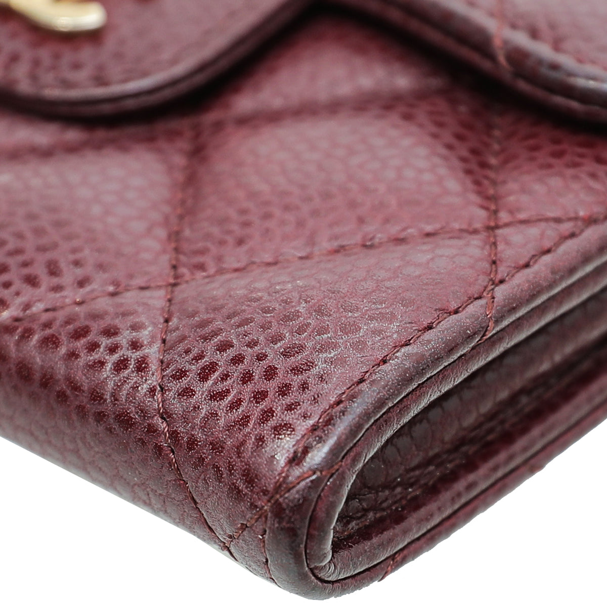 Chanel Burgundy Classic Small Wallet