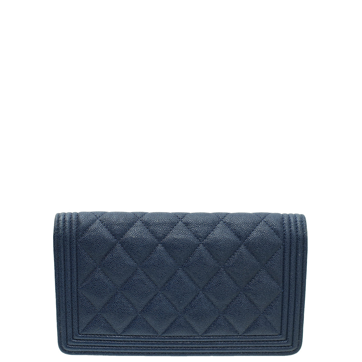 Chanel Navy Blue Le Boy Yen Wallet-Chanel-THE CLOSET