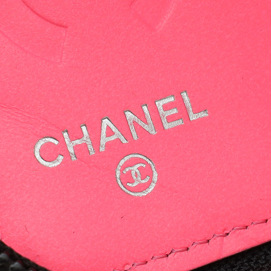 Chanel Black CC Cambon Ligne Zippy Organizer Wallet Clutch