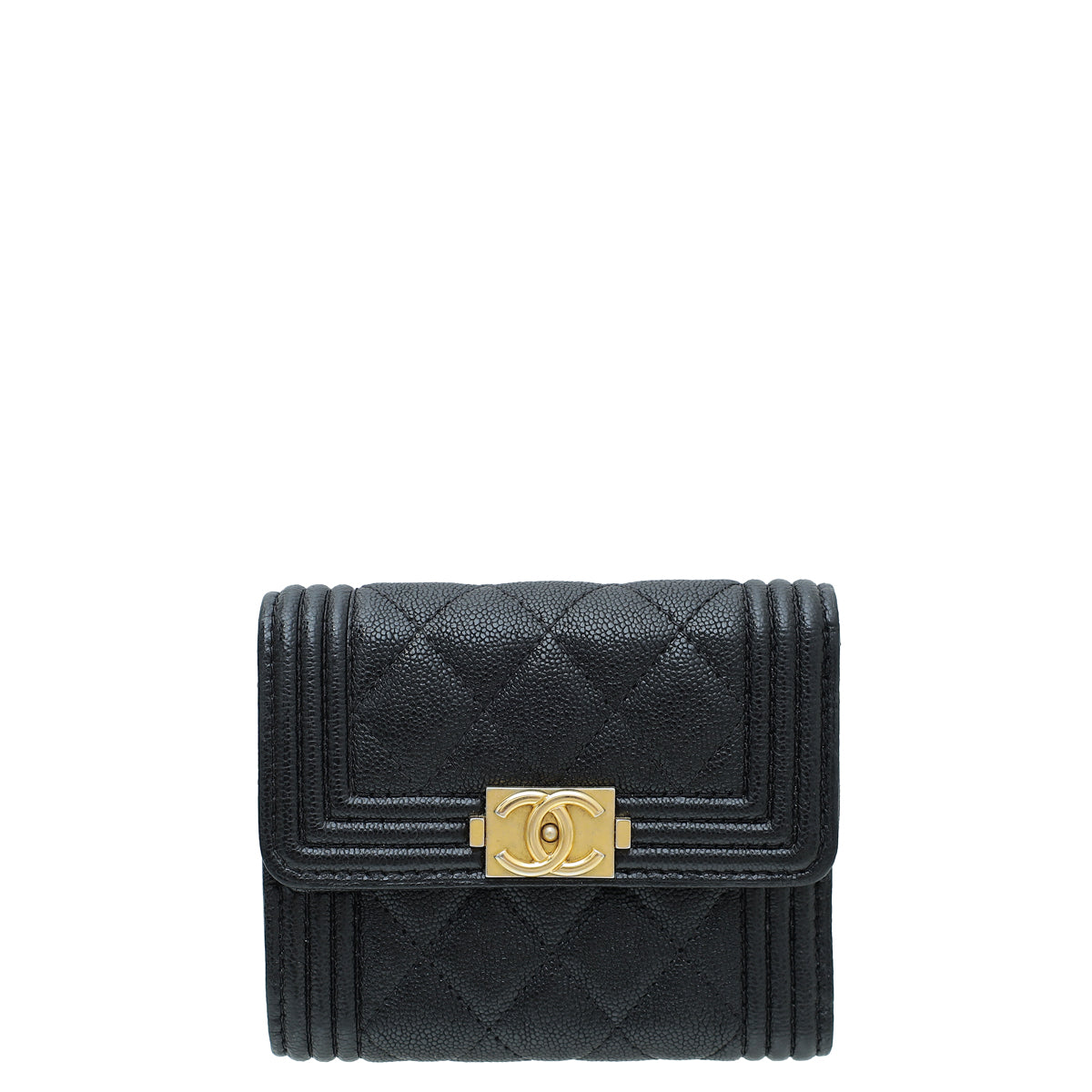 Chanel Black Le Boy Small Wallet-Chanel-THE CLOSET