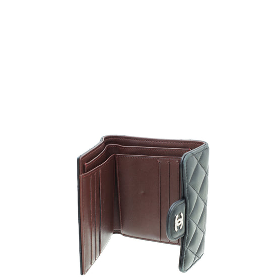 Chanel Black CC Classic Small Flap Wallet