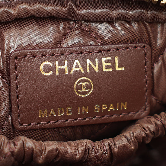 Chanel Black Curvy Cosmetic Small Pouch-Chanel-THE CLOSET