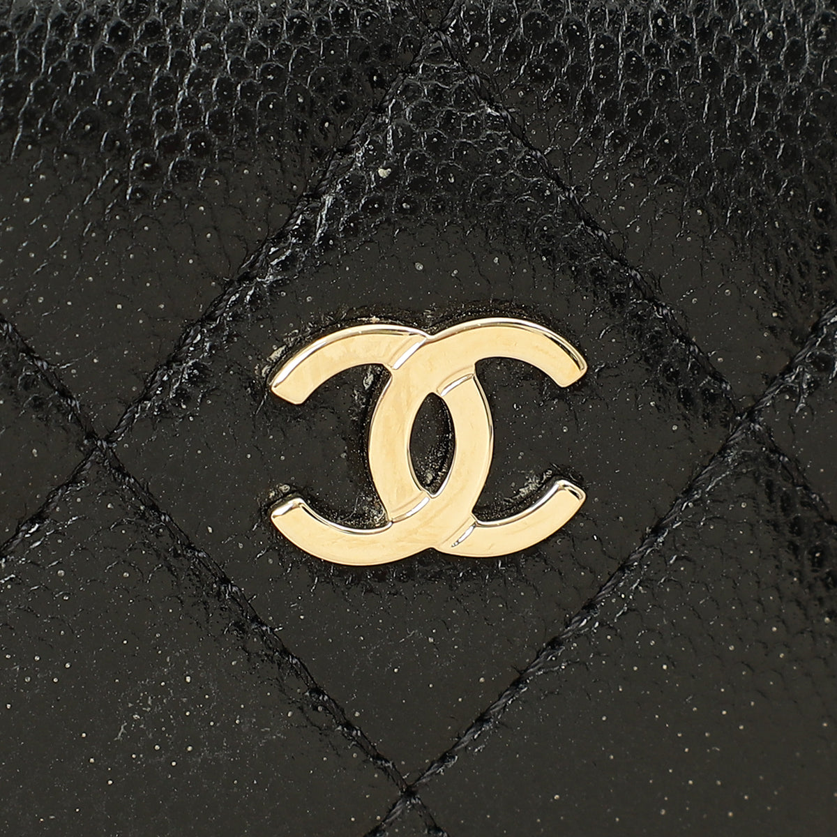 Chanel Black Curvy Cosmetic Small Pouch-Chanel-THE CLOSET