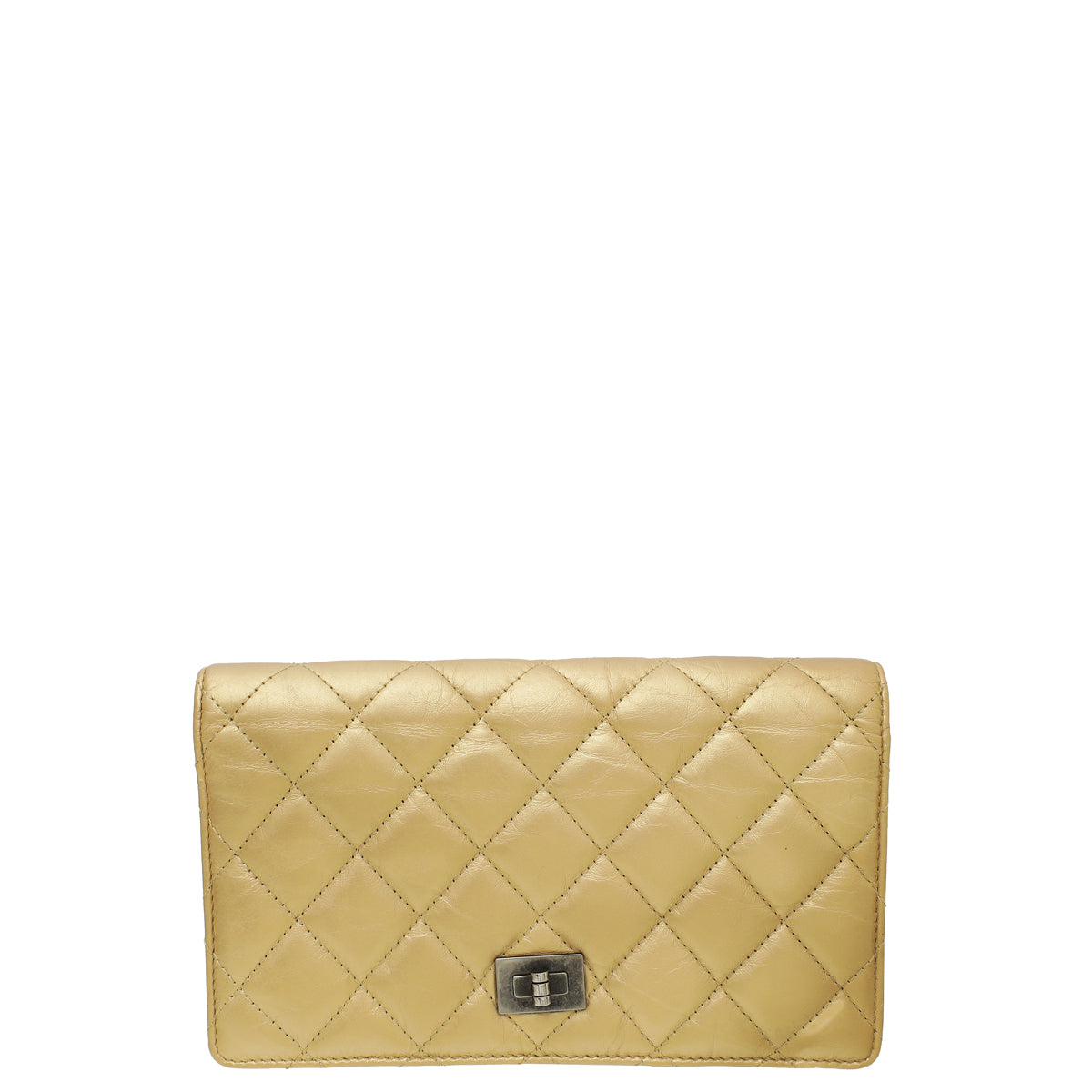 Chanel Gold Reissue Yen Aged Wallet – The Closet