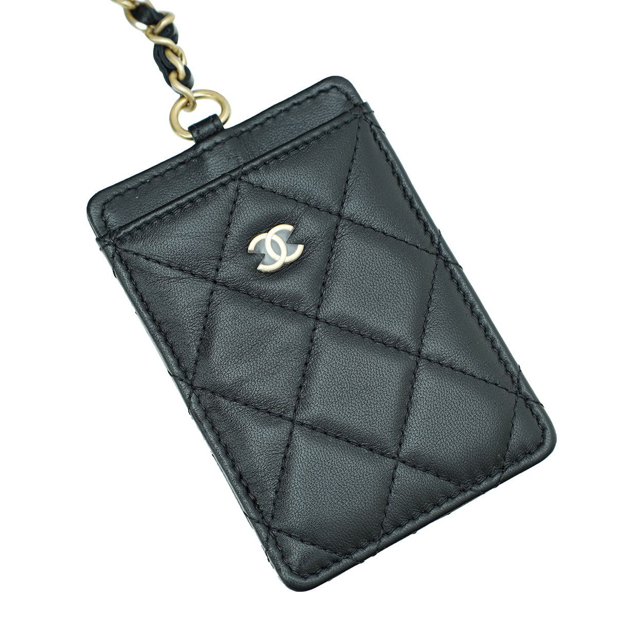 Chanel Black Pearl Crown CC Wristlet Multi Pouches – THE CLOSET