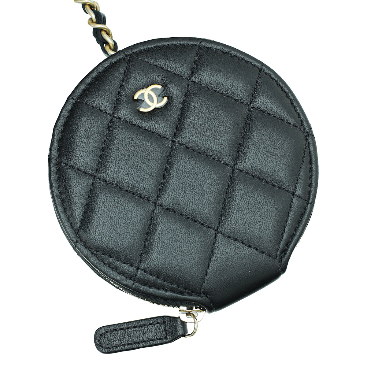 Chanel Black Pearl Crown CC Wristlet Multi Pouches – THE CLOSET