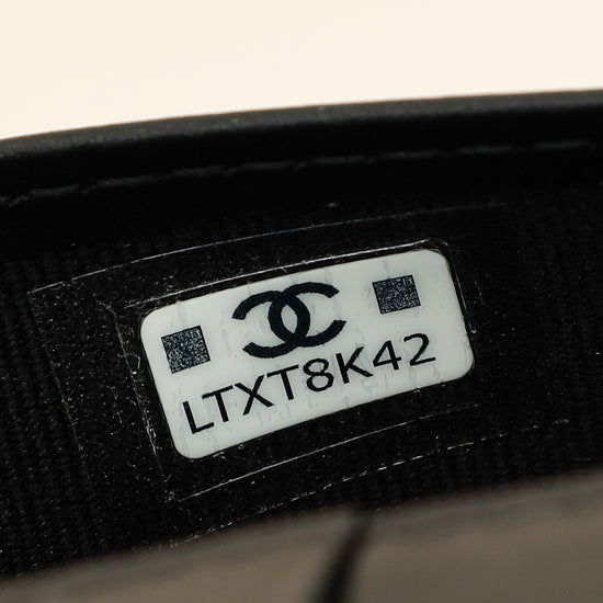 Chanel Black Quilted CC Card Holder-Chanel-THE CLOSET