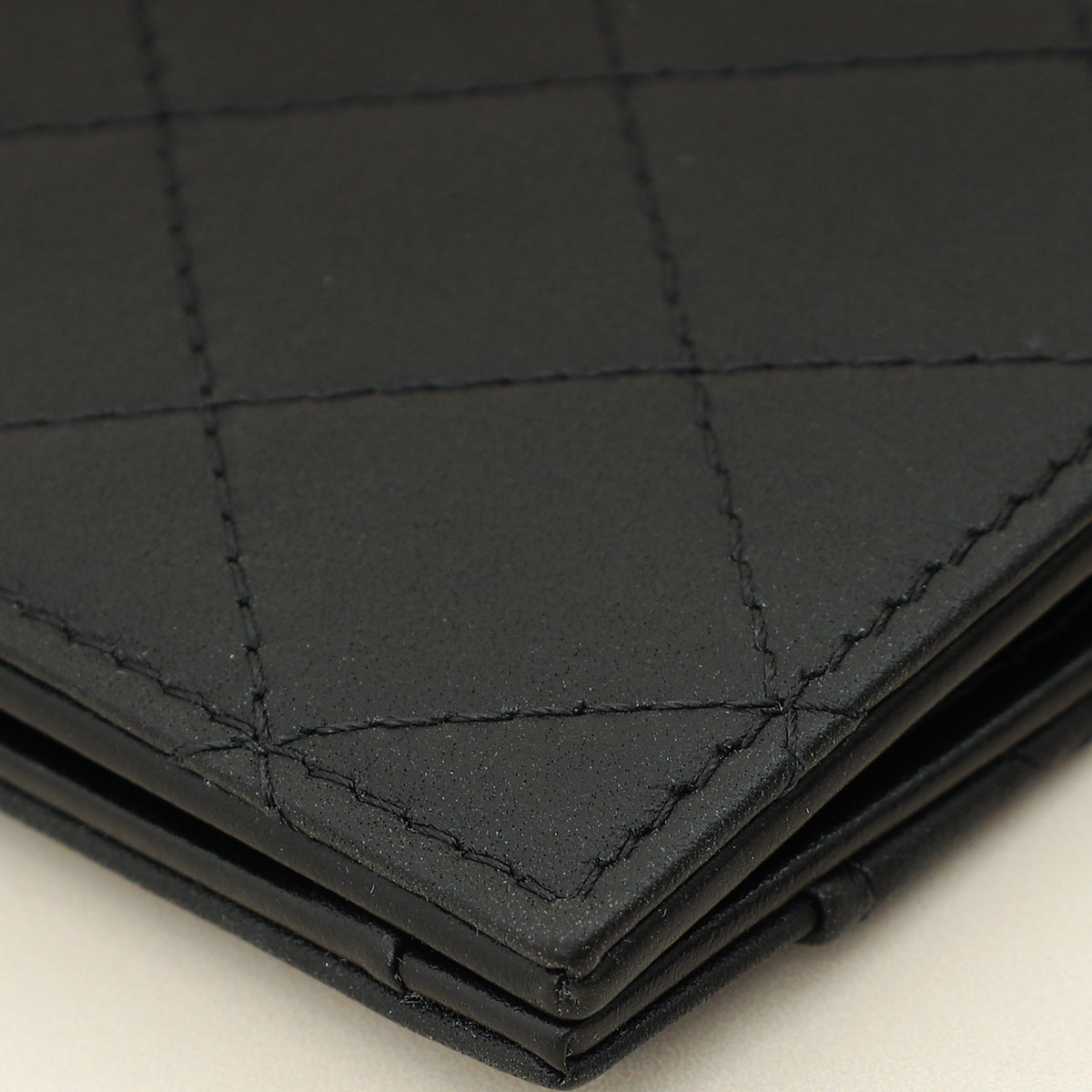 Chanel Black Quilted CC Card Holder-Chanel-THE CLOSET