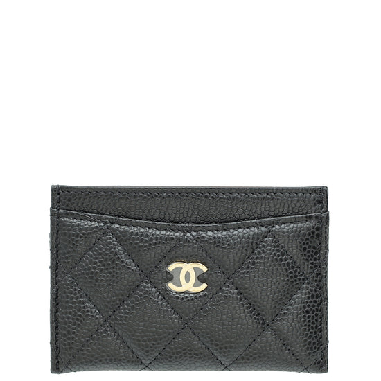 Chanel Black Classic Card Holder
