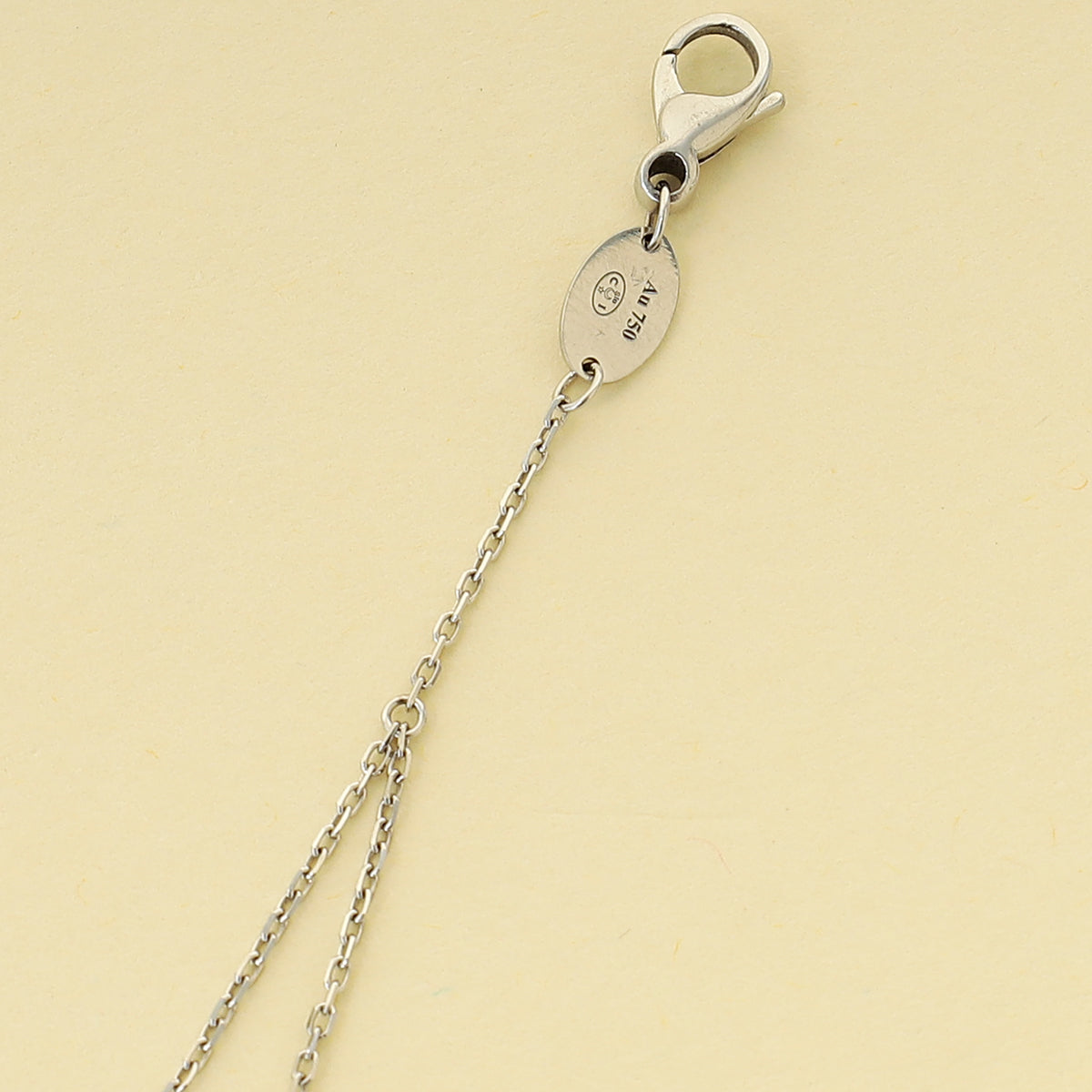 Chaumet 18K White Gold Jeux De Liens MOP Diamond Bracelet