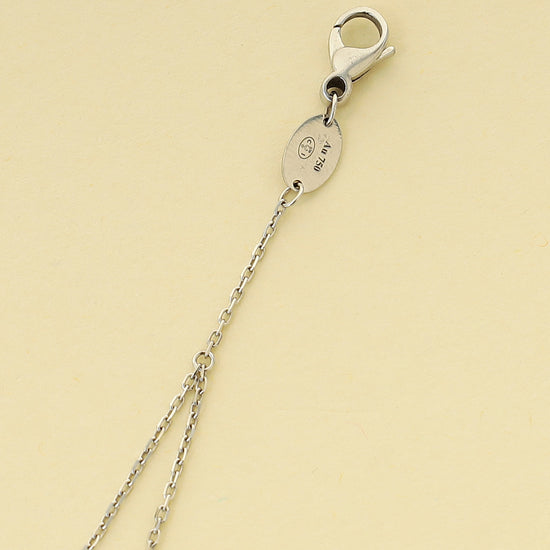 Chaumet 18K White Gold Jeux De Liens MOP Diamond Bracelet