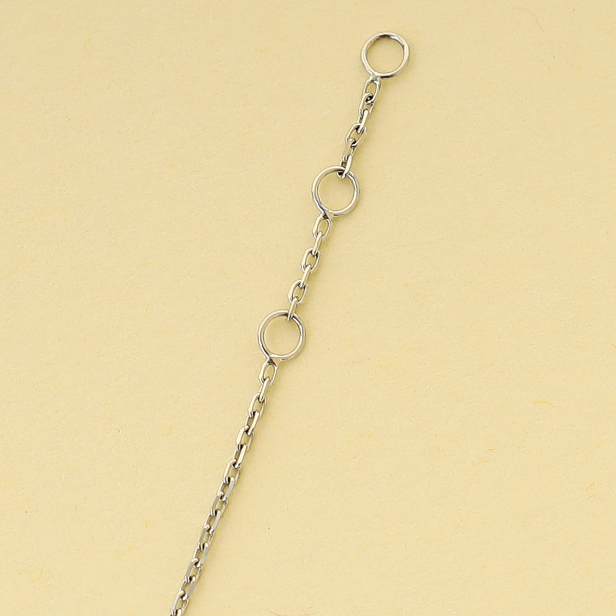 Chaumet 18K White Gold Jeux De Liens MOP Diamond Bracelet