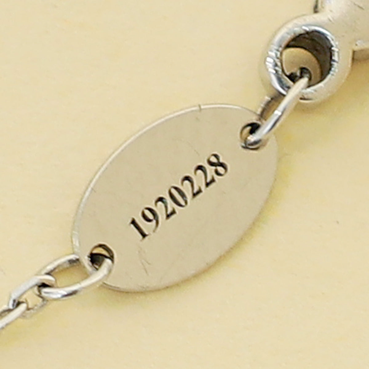 Chaumet 18K White Gold Jeux De Liens MOP Diamond Bracelet