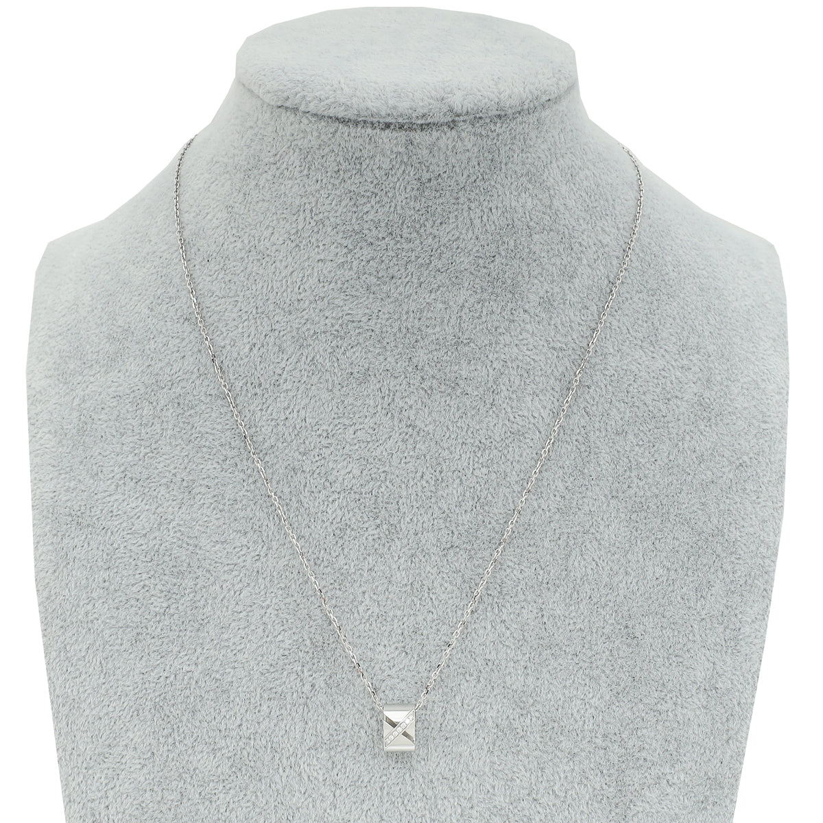 Chaumet 18K White Gold Diamond Liens Evidence Necklace-Chaumet-THE CLOSET