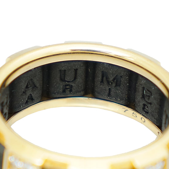 Chaumet 18K Yellow Gold Diamond Class One Ring 50