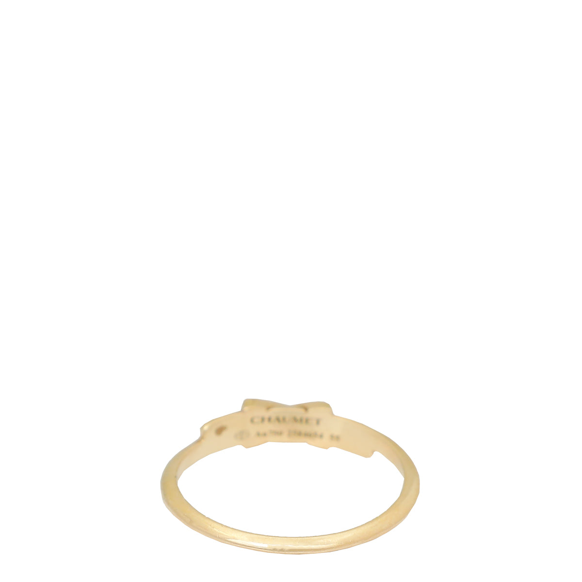 Chaumet 18K Rose Gold Diamond Jeux De Liens Ring 55