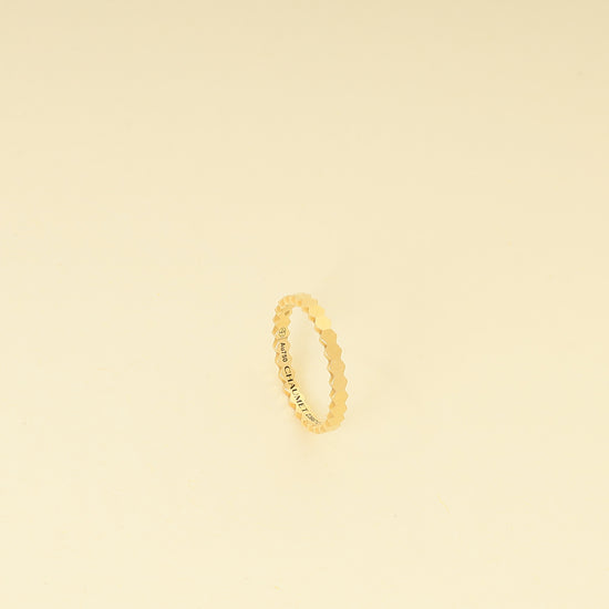 Chaumet 18K Yellow Gold Bee De Chaumet Ring 54