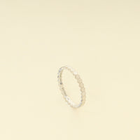 Chaumet 18K White Gold Bee De Chaumet Ring 58