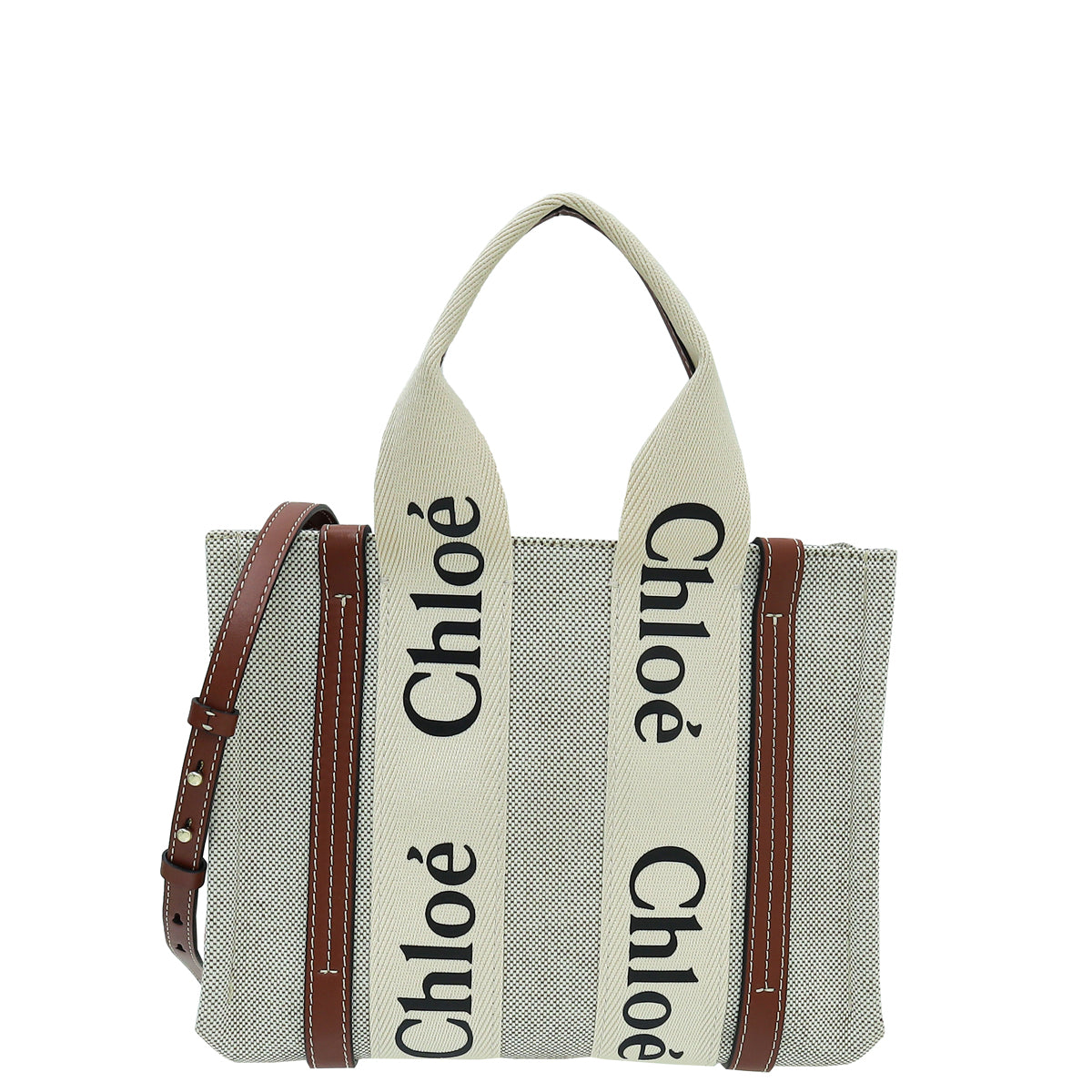 Chloe Bicolor Woody Tote Bag-Chloe-THE CLOSET