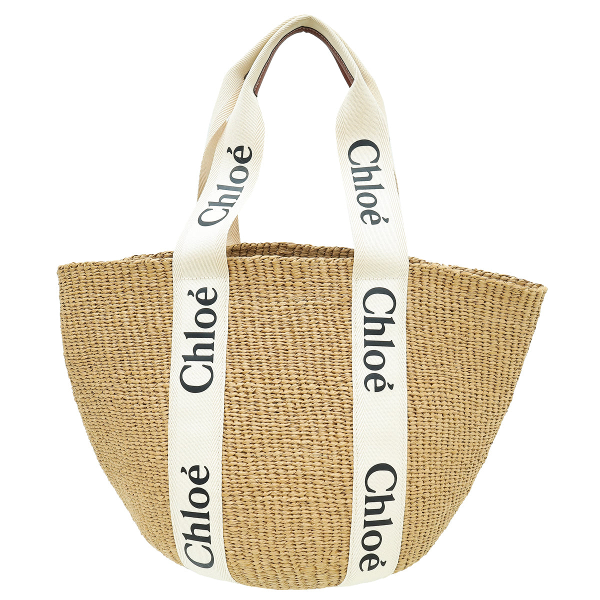 Chloe Bicolor Woody Basket Large Tote Bag-Chloe-THE CLOSET