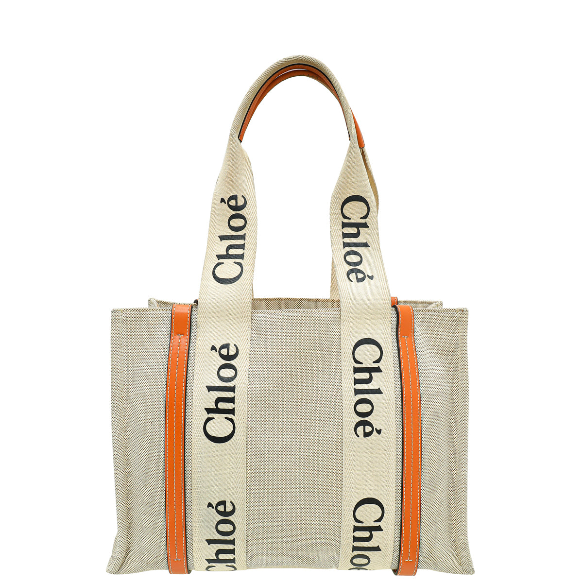 Chloe Bicolor Medium Woody Tote Bag-Chloe-THE CLOSET