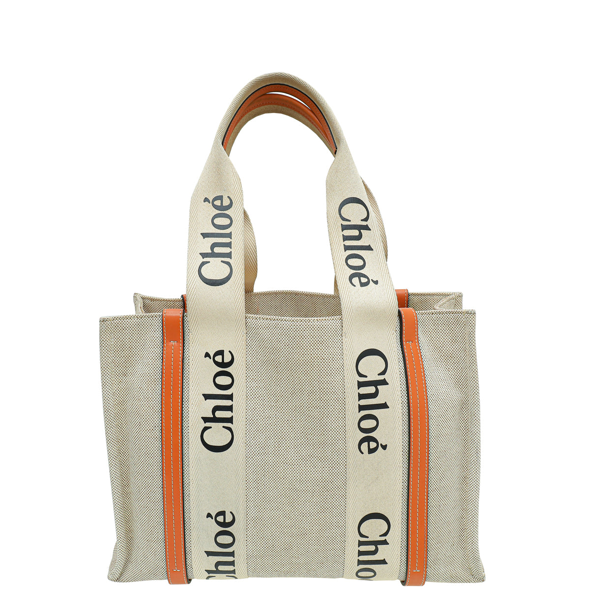 Chloe Bicolor Medium Woody Tote Bag-Chloe-THE CLOSET