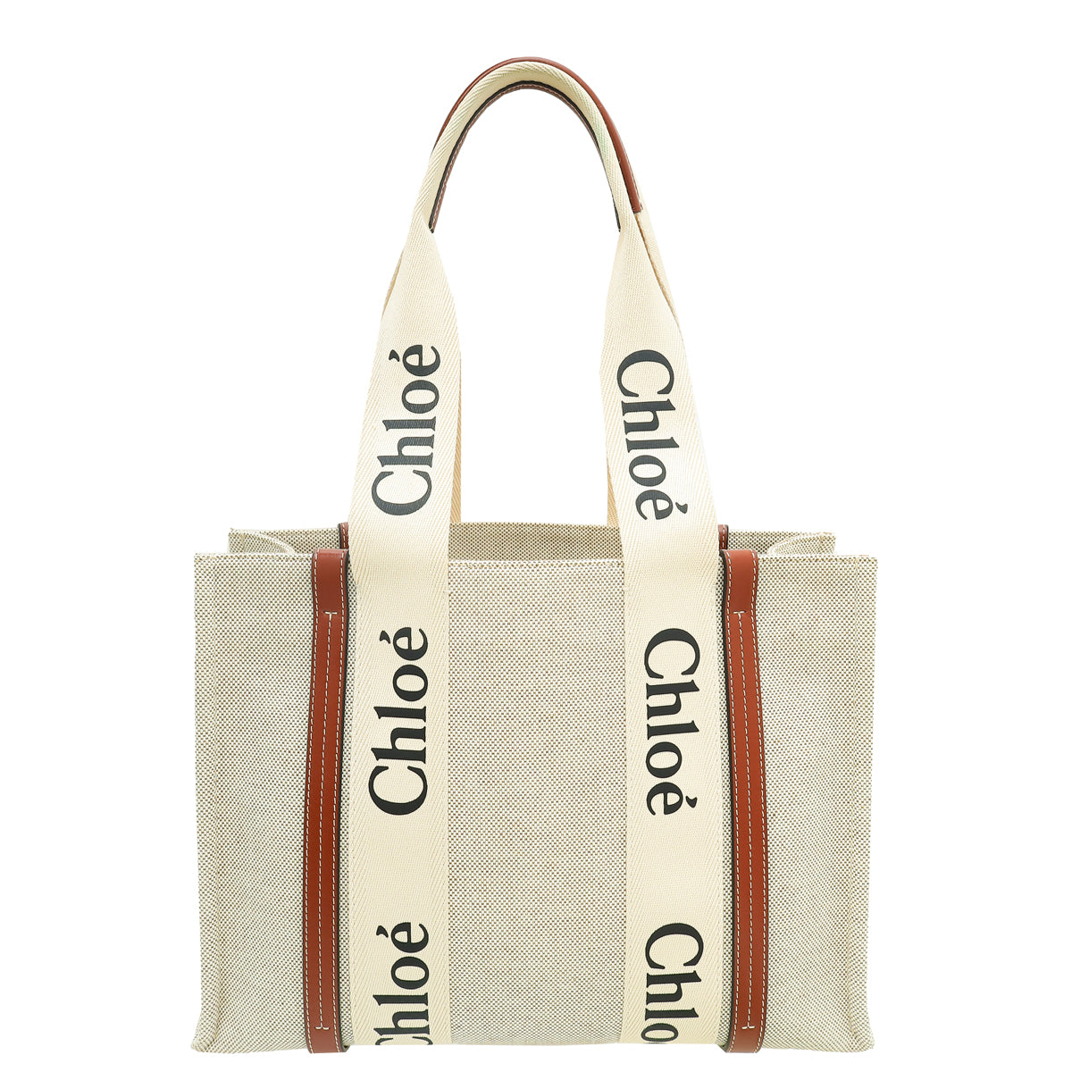 Chloe Bicolor Woody Tote Medium Bag-Chloe-THE CLOSET