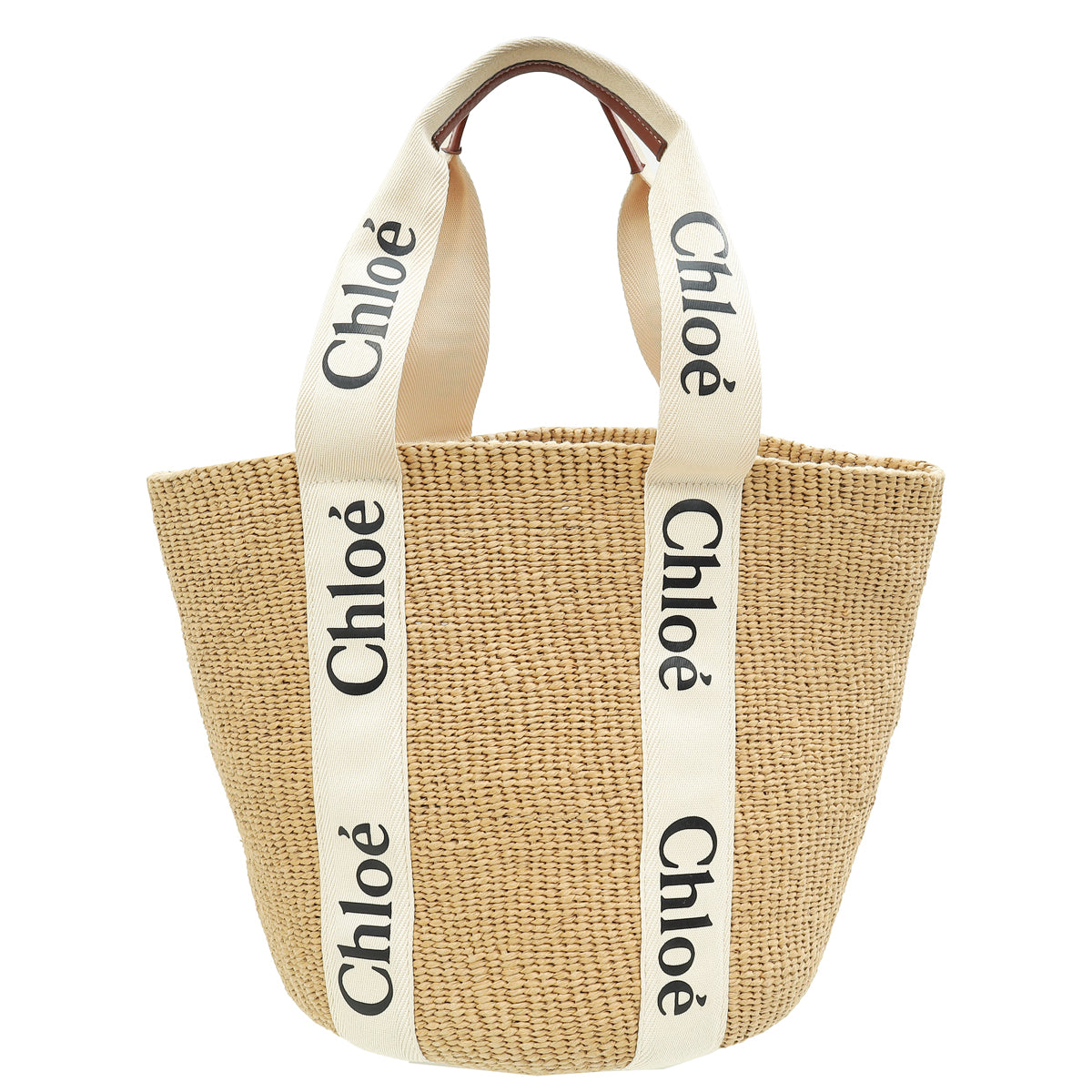 Chloe Bicolor Woody Basket Large Tote Bag-Chloe-THE CLOSET