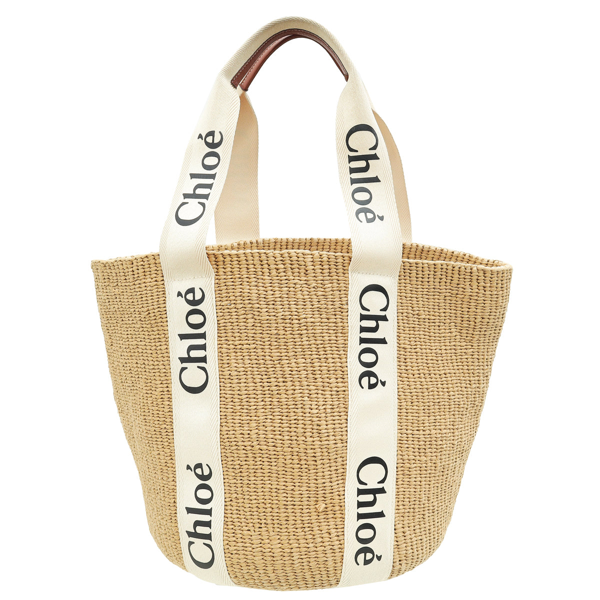 Chloe Bicolor Woody Basket Large Tote Bag-Chloe-THE CLOSET