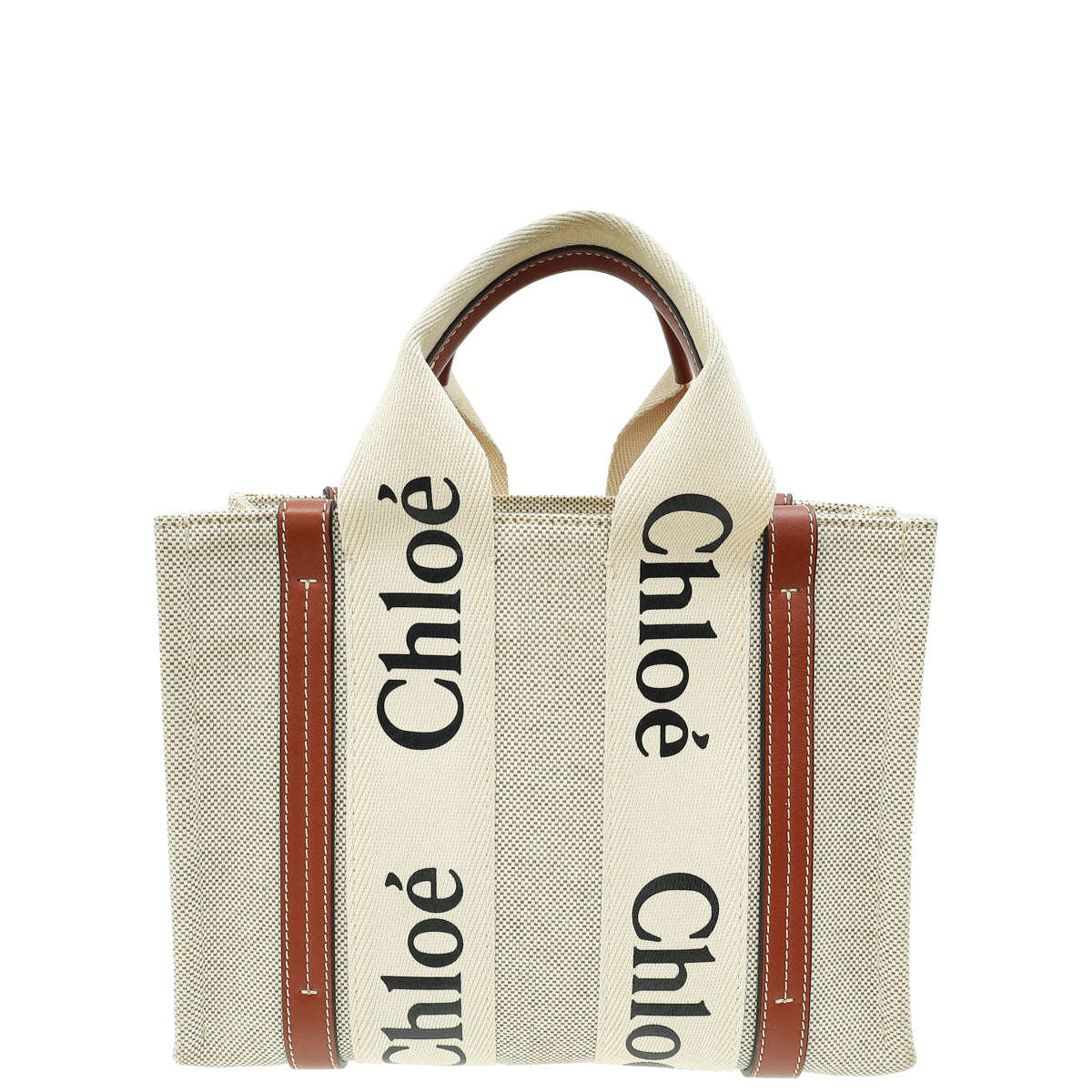 Chloe Bicolor Small Woody Tote Bag