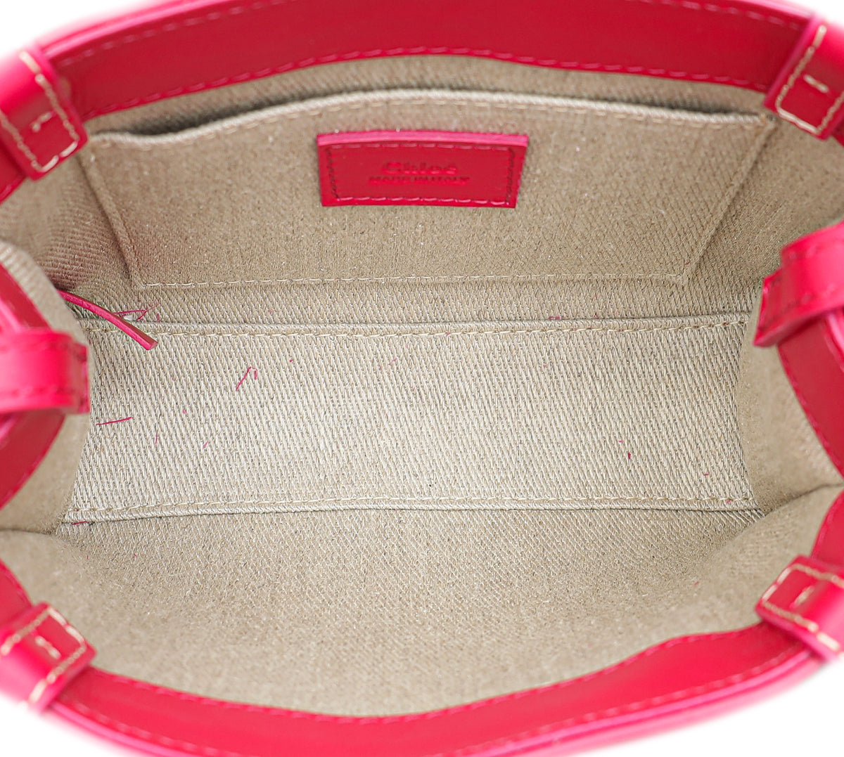 Chloe Fizzy Pink Mini Woody Tote Bag