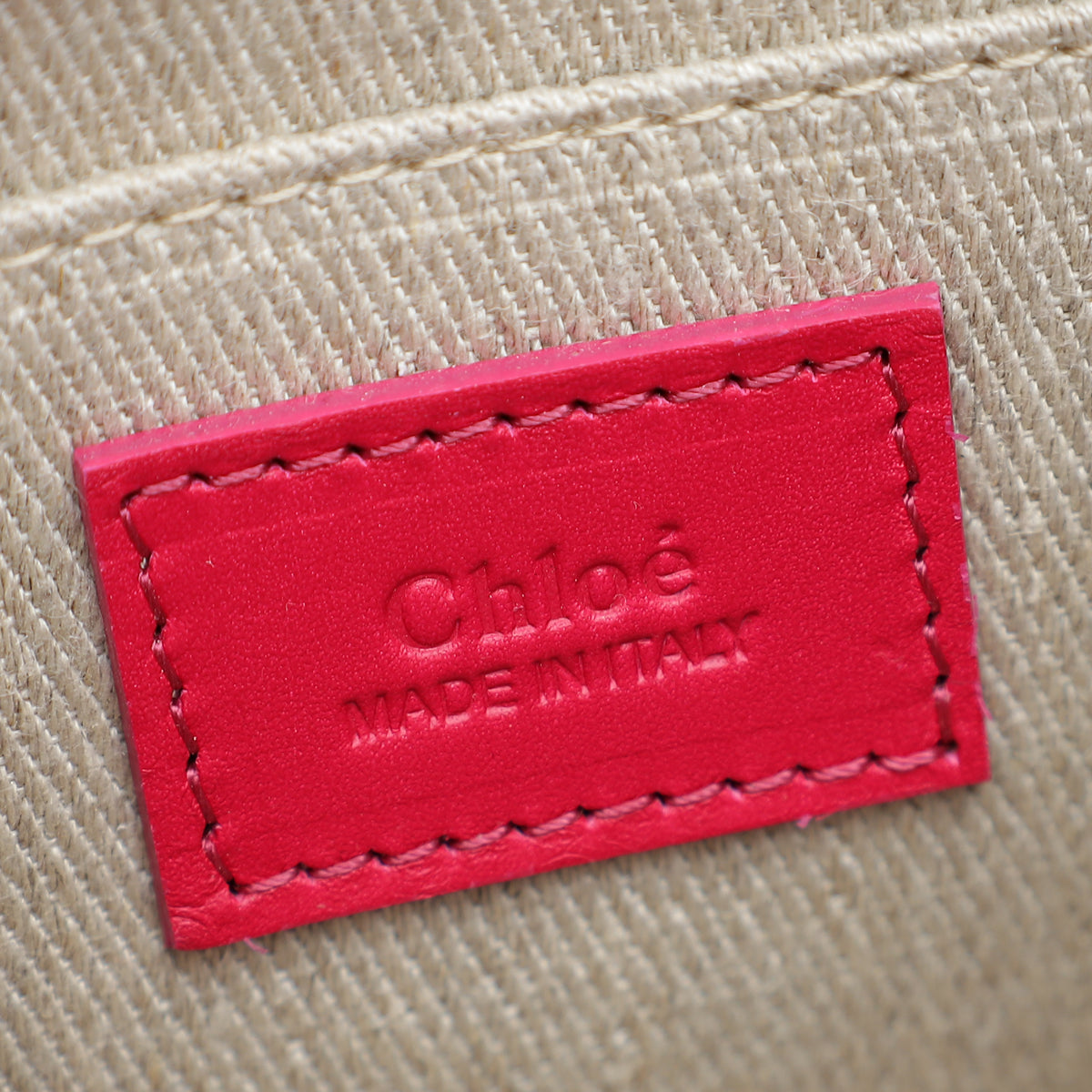 Chloe Fizzy Pink Mini Woody Tote Bag
