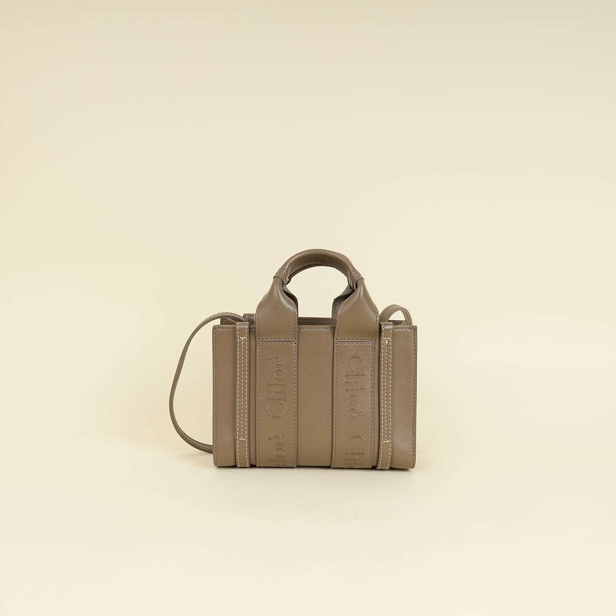 Chloe Etain Mini Woody Tote Bag-Chloe-THE CLOSET