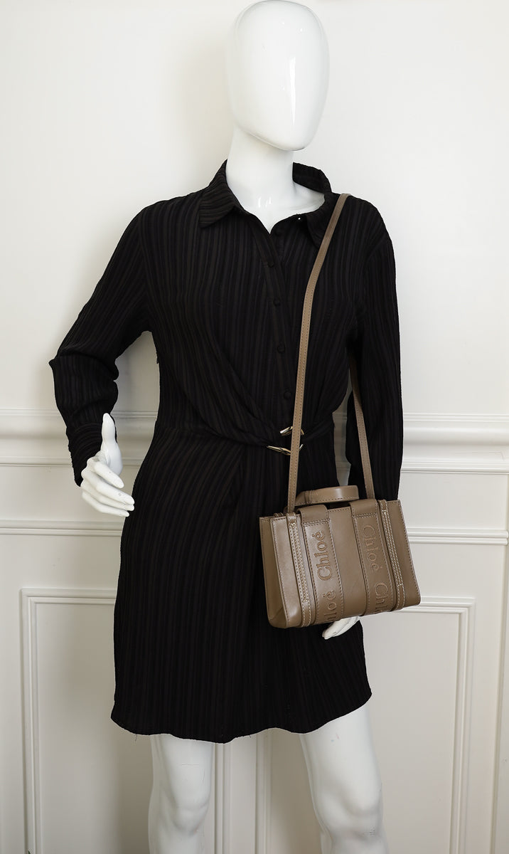 Chloe Etain Mini Woody Tote Bag-Chloe-THE CLOSET