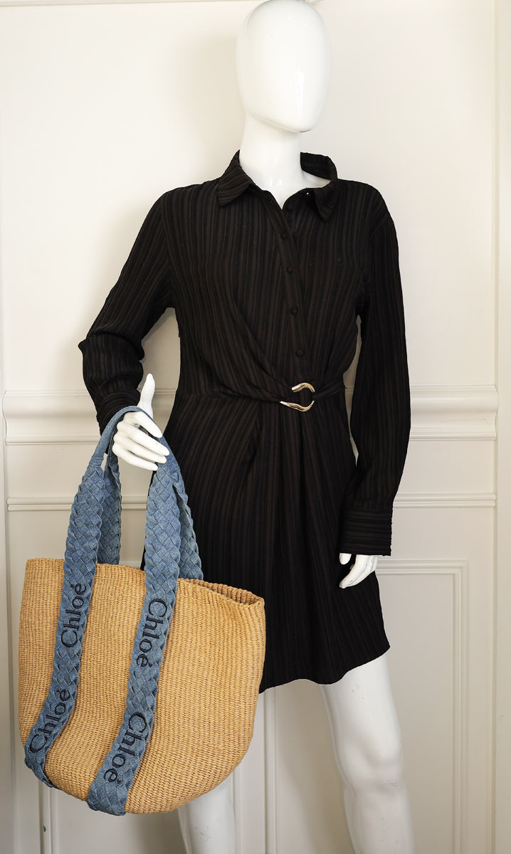 Chloe Blue x Mifuko Large Woody Basket Bag – THE CLOSET