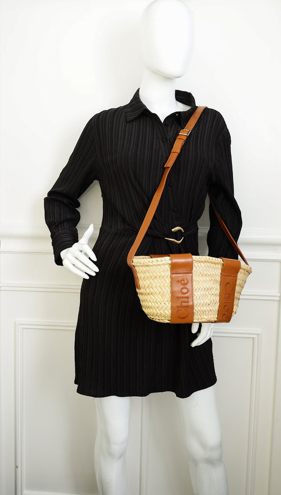 Chloe Bicolor Sense Small Basket Bag