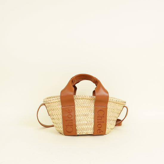 Chloe Bicolor Sense Small Basket Bag