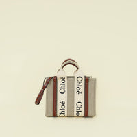 Chloe Bicolor Small Woody Tote Bag
