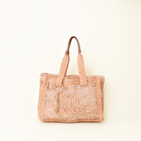 Chloe Clay Brown x Made for a Woman Summer Banana East-West Tote Bag